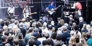 Floodlights performed as part of an Australian music showcase at Reeperbahn Festival.