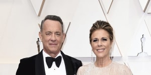 Tom Hanks and his wife Rita Wilson have been diagnosed with coronavirus in Australia,after experiencing colds,fevers,muscle aches and chills.
