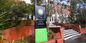 University High School is one of Victoria’s most overcrowded schools.