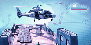 An organised crime syndicate imported a tonne of cocaine into Australia after law enforcement agencies allowed a cargo ship to travel along the country’s east coast while its crew allegedly offloaded the drugs.