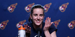 WNBA superstar Caitlin Clark.