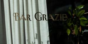 Bar Grazie closed in April.