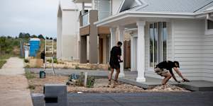 The number of vacancies in the construction sector jumped by 20 per cent over the past three months.