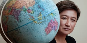 'She's quite remarkable':Penny Wong awarded major prize for political leadership