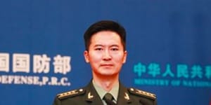 China Defence ministry spokesman Colonel Tan Kefei