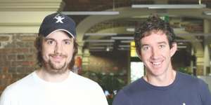 Atlassian founders worth $10 billion each after record stock rise