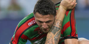 Sam Burgess was suspended for a hair pull during the final round regular season clash against the Roosters.