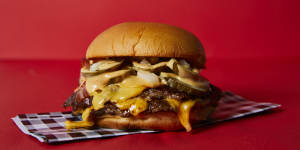 Meat Frankie’s classic cheeseburger will be served at the Spring Racing Carnival 2023.