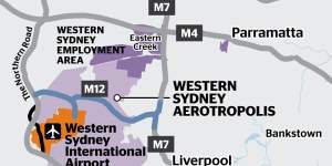The new M12 motorway for Western Sydney Airport.