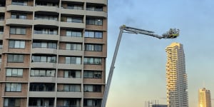 Firefighter who helped residents hospitalised after Oxford Street blaze