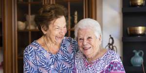Alice Hubbers and Sonja Cowan reunited after more than 80 years. 