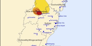 Severe thunderstorm warnings issued for parts of Sydney and the Northern Rivers