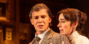 The play stars Toby Schmitz and Geraldine Hakewill as a late-19th century London couple grappling with seeming mental health issues.
