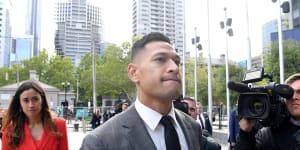 Rugby Australia and Israel Folau reach settlement,both apologise'for any hurt or harm caused'