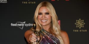 Sonia Kruger wins the Gold Logie at the 63rd awards.