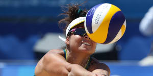 Australia fall short of record gold in beach volleyball final