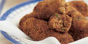 Dutch-style beef croquettes.