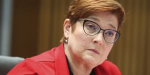 Foreign Minister Marise Payne is working on repairing relations with the French.
