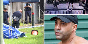 Ayman Manly,bottom right,has been charged over the alleged murder of Mohammad Chami. 