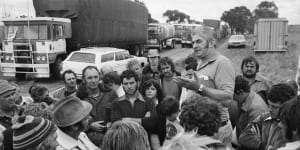 From the Archives:Nationwide truck blockades cripple Australia's roads