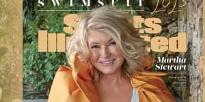 Martha Stewart,81,is the oldest woman to appear on the cover of Sports Illustrated.