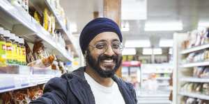 Upinder Singh,Melton resident and manager of the MGS Indian Wholesale supermarket. 