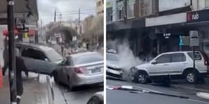 Car crashes into restaurant in Sydney's north