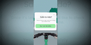 The e-scooter app test