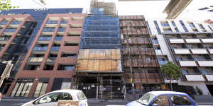The development site on Wellington Street,Collingwood.