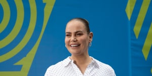 Jelena Dokic at the Australian Open 2025.