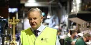 Labor leader Anthony Albanese has set a target of 43 per cent emissions cut by 2030.