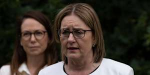 Premier Jacinta Allan announces the government’s plan to abolish VicHealth.