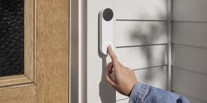 Smart doorbell lets you know when the postie leaves a package