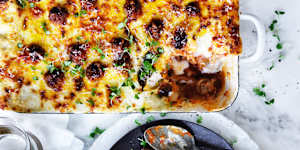 Meatball lasagne