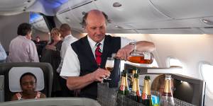 The laws that apply on flights can vary and can affect things like who can be served alcohol.