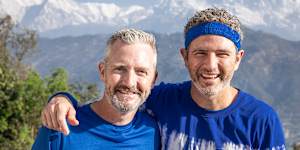 Fellow Amazing Race contestants Stephen and Bernard Curry. 