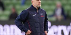 Feeling the pressure:Melbourne Rebels coach Kevin Foote.