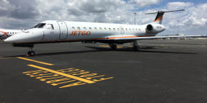 One of JetGo's four Embraer ERJ135KLs.