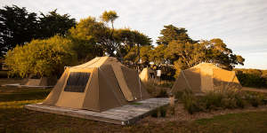 Point Nepean Discovery Tents.