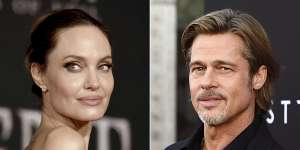 Angelina Jolie and Brad Pit on September 30,2019.