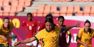 Indonesia would have been sick of the sight of Sam Kerr in their opening Asian Cup match.