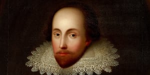 Portrait of William Shakespeare,artist unknown.