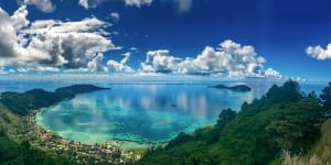 Mangareva,French Polynesia:Home of the seemingly impossible'floating mountain'