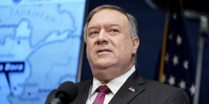 Former secretary of state Mike Pompeo. 