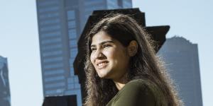 Sanskriti Wason is one of Melbourne’s large cohort of international students from India. 