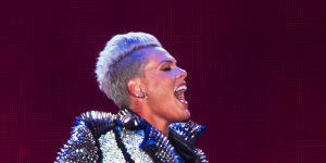 P!nk gets the party started with her own acrobatic carnival