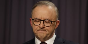 Prime Minister Anthony Albanese said the referendum result must be met with grace and humility. 