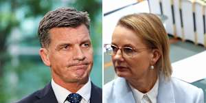 Angus Taylor and Sussan Ley