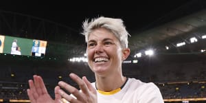 ‘Age is just a number’:Michelle Heyman is your new Matildas star
