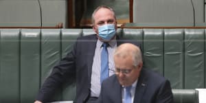 Nationals leader Barnaby Joyce needs to back Prime Minister Scott Morrison’s target for net zero emissions by 2050